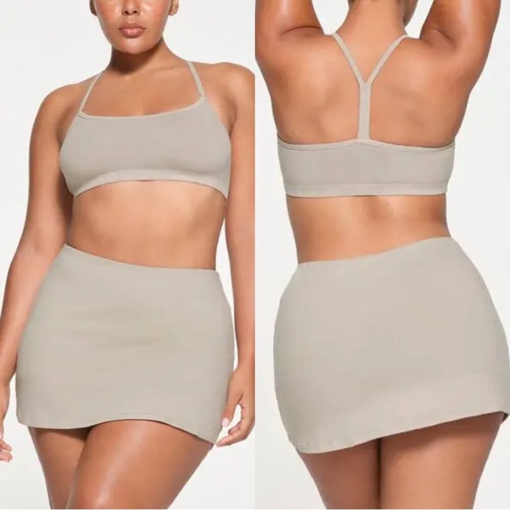 Skims • Mini Outdoor Skort in Stone